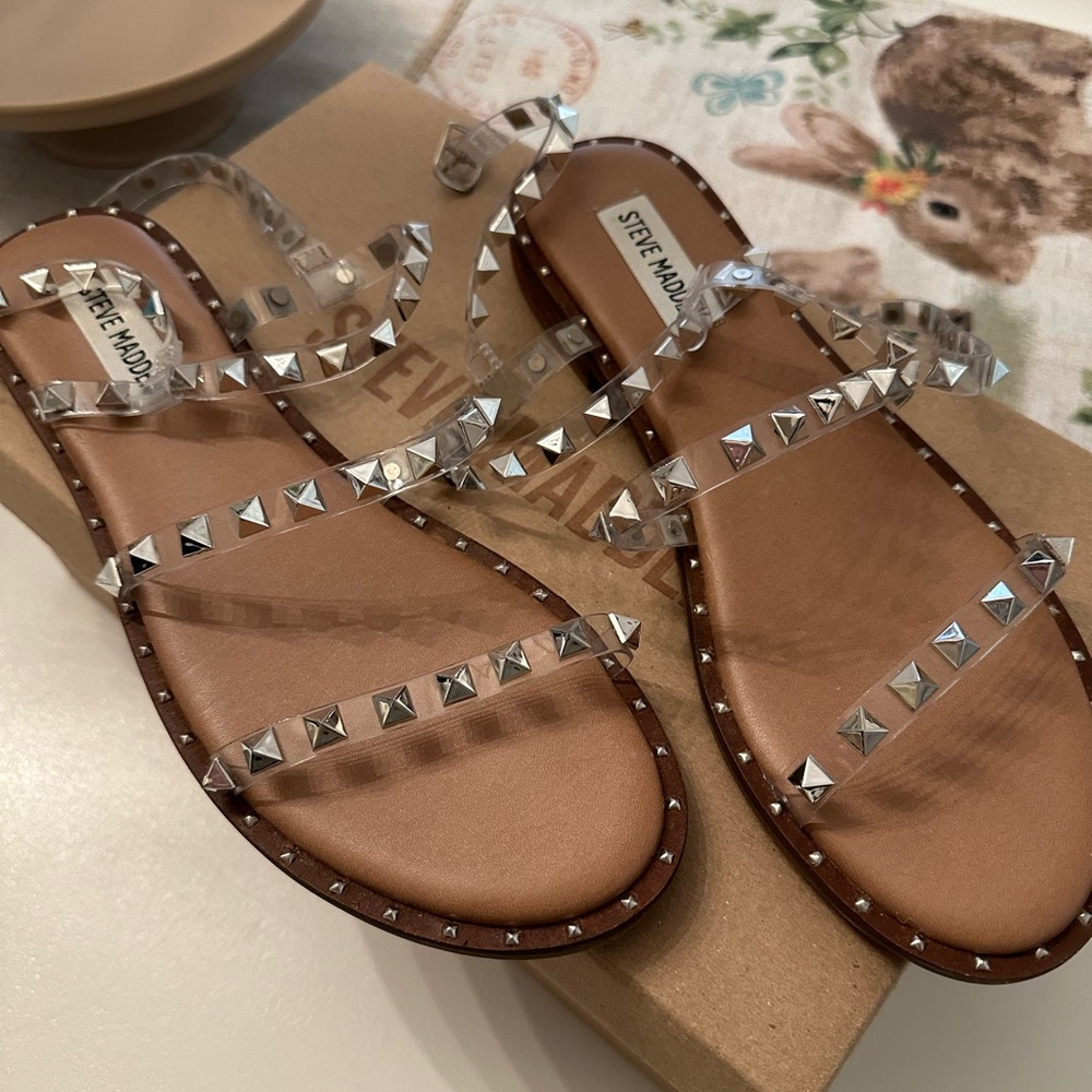 Steve Madden clear sandal